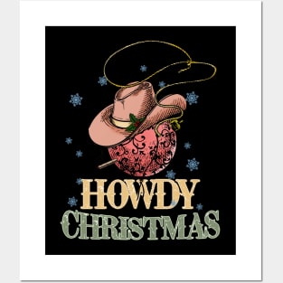 Howdy Christmas Posters and Art